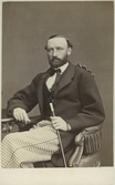 Löjtnant Greve Claes Ernst Gust Mörner vid Kungliga Kronobergs regemente. Adjutant hos H. K. H. hertigen av Dalarna. År 1865.