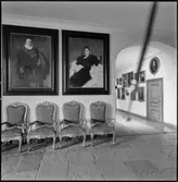 Tyresö slott, interiör, Tyresö socken, Södermanland.