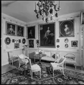 Wibyholm, slott, interiör, Årdala socken, Södermanland.