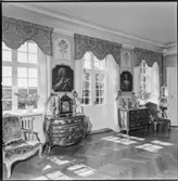 Wibyholm, slott, interiör, Årdala socken, Södermanland.