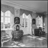 Wibyholm, slott, interiör, Årdala socken, Södermanland.