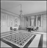 Åkerö, slott, interiör, Bettna socken, Södermanland.