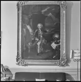 Åkerö, slott, interiör, Bettna socken, Södermanland.