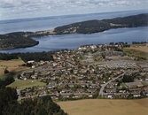 Flygfoto över Kaxholmen, Jönköpings kommun.  21/1984