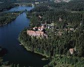 Flygfoto över Eksjö sanatorium, Jönköpings län 17/1976