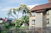 Båtsmansbacken sedd från Norra Järnvägsgatan. Växjö 1958.