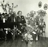 Födelsedagsfirande för Judit Johansson (född i Bölet 1893, död 1973), Vommedal Östergård 