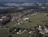 Flygfoto över Nissafors i Gnosjö kommun, Jönköpings län 246/1982.