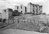 Brahehus, en slottsruin norr om Gränna. Per Brahe den yngre lät bygga slottet mellan åren 1637-1650.