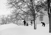 Snöskottning i Ramsdal