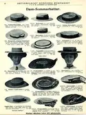 Ur AB Nordiska Kompaniets varukatalog, 1906. Damhattar. 