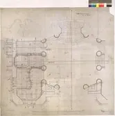 No 98 Nordiska museet. Plan af Vestibulen.