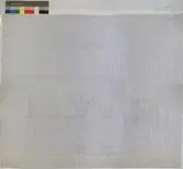 Ritning på väv över Nordiska museets huvudbyggnad. Underlag till No 102. Vestibulen. Längdsektion mot entren. Sektion. Vestibulen. 72x85 cm. Blyerts. Linjalritning. Osignerad.





