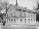 Vetenskapssocietetens bibliotek, korsningen S:t Eriks torg - S:t Larsgatan, Uppsala 1901 - 1902