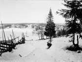 Utsikt vid Sonbo, Films socken, Uppland 1910