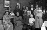 Familjen Jansson sannolikt år 1921, Fexboda, Viksta socken, Uppland