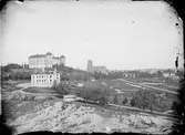 Akademiska sjukhuset, Uppsala slott och Uppsala domkyrka, Uppsala 1860-tal