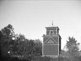 Klockstapeln vid Älvkarleby kyrka, Älvkarleby socken, Uppland i september1916
