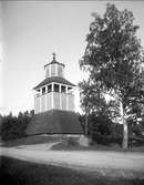 Björklinge kyrkas klockstapel, Björklinge socken, Uppland oktober 1922