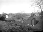 Bebyggelse vid Vallsgärde, Gamla Uppsala socken, Uppland 1931