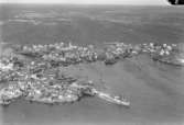 Flygbild Klädesholmen 1938.