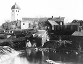 Uddgrenska garveriet med nuvarande hasselbacken.