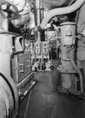 Interiör från fartyg 111 M/S Islas Malvinas, maskiner.