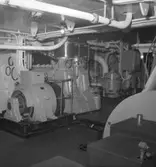 Interiör från 121 M/T Amazonas, maskinrum.