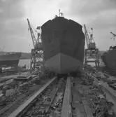 Sjösättning av fartyg 165 M/T Margareta.