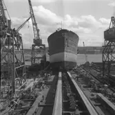 Dop och sjösättning av fartyg 170 M/S Polyxene G.