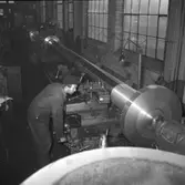 Axelsvarv i maskinhallen.