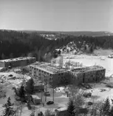 Bostadshus under uppförande. Nordansvindsvägen, Skogslyckan.