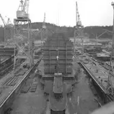 212 M/T Athelking på stapelbädden.