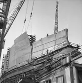 Fartyg 223 B/C Spyros A. Lemos på stapelbädden.