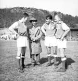 Fotboll Oddevold - Jönköping 1958.