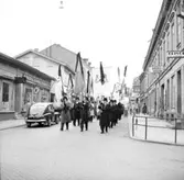 Sorgetåg på Kungsgatan