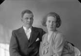 Brudparet Svea och Per Pettersson 1935