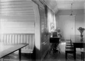 Interiör troligen från Gläborgs anstalt och att rummet använts för arbetsterapi