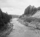 (Stereo karta XXI) Örekilsälven från Elingsbro.12 September 1930.