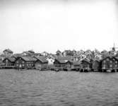 (Stereo karta XIV) Mollösund från båt. 17 Juni 1926.