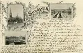 Notering på kortet: Sundsvall. Missionsbokhandel.
