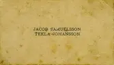 Namn på kortet: Jacob Samuelsson. Tekla Johansson.