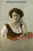 Notering på kortet: Hjärtlig Gratulation!