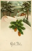 Notering på kortet: God Jul.