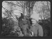 Cintra Kay på Sundsby säteri vintern 1919