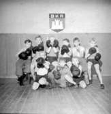 Några unga boxare i boxningsklubben Ringen som bildades 1927. Klubben hade träningslokaler på Brunnsgatan 30 på Väster i Jönköping.