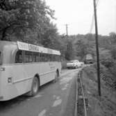 En Rosenqvist-buss på väg nedför 