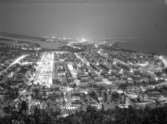 Översiktsbild över Huskvarna stad tagen mellan åren 1959-1962.