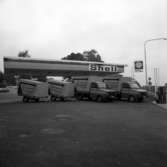 Shell bensinstation på Kortebovägen i Jönköping den 2 oktober 1981.