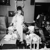 Fest för barn på Stretereds skolhem, cirka 1960.